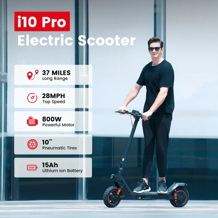 ISCOOTER I10 PRO 800W ELECTRIC SCOOTER