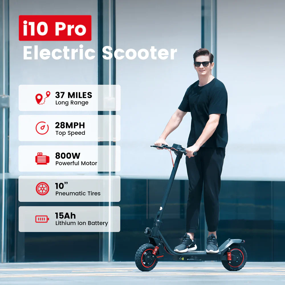 ISCOOTER I10 PRO 800W ELECTRIC SCOOTER