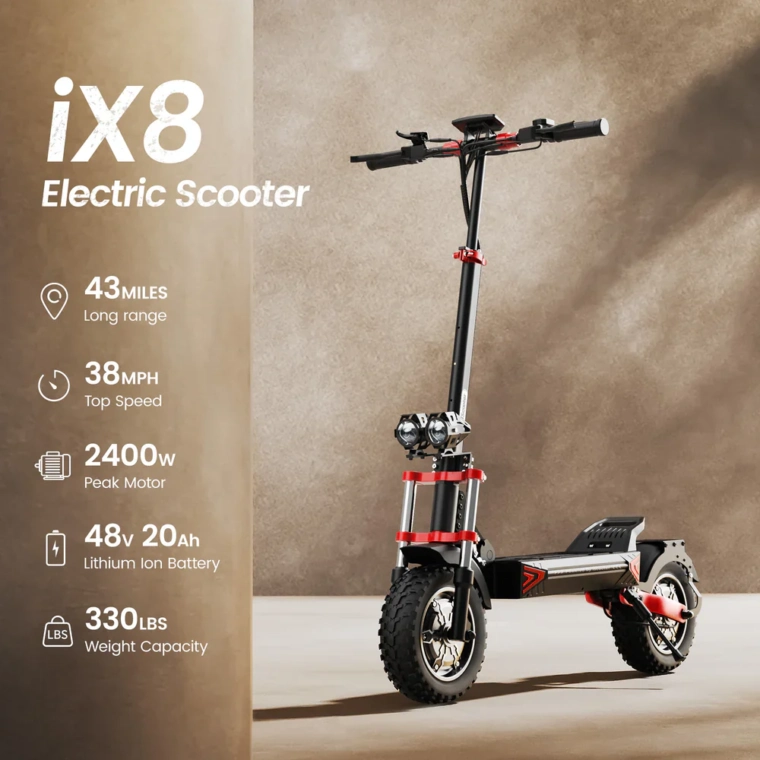 IX8 OFF-ROAD ELECTRIC SCOOTER 2400W DUAL MOTOR