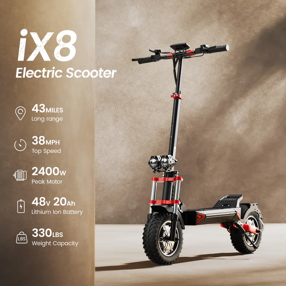 IX8 OFF-ROAD ELECTRIC SCOOTER 2400W DUAL MOTOR